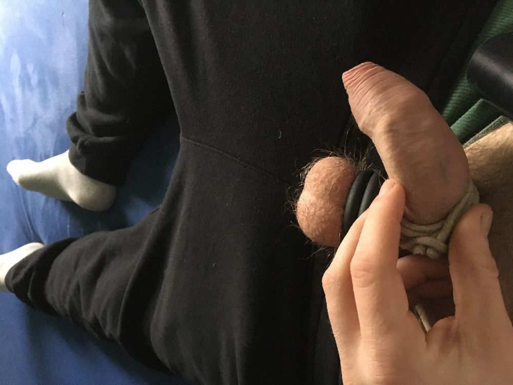 Balls With Rings And Bound Dick With Fleshlights #20