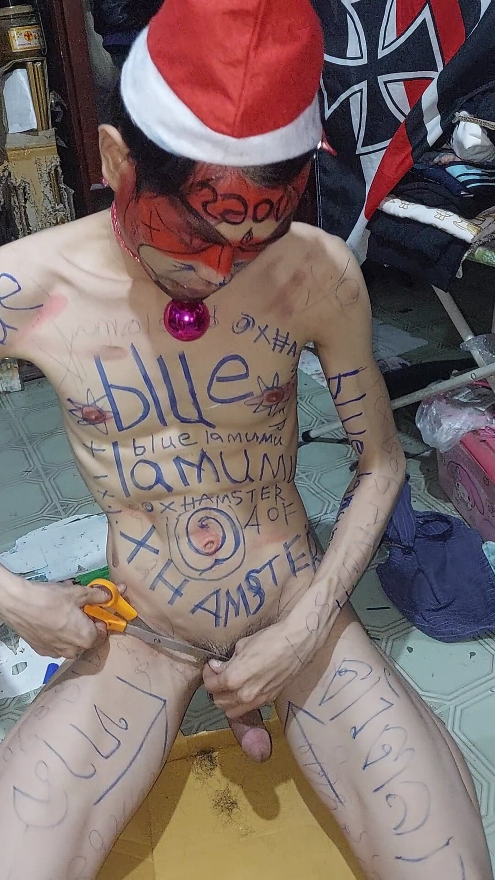 blue clown #24