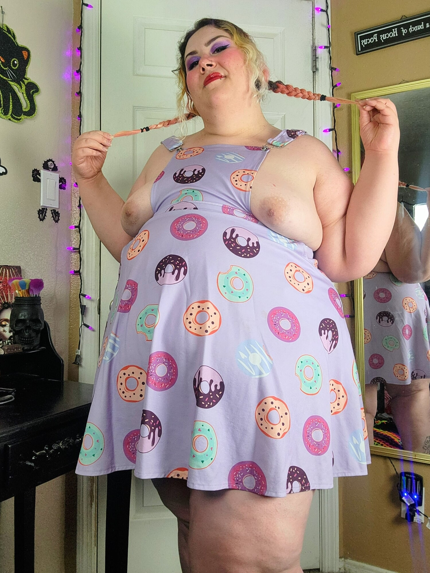 Cute BBW in Donut Dress #5