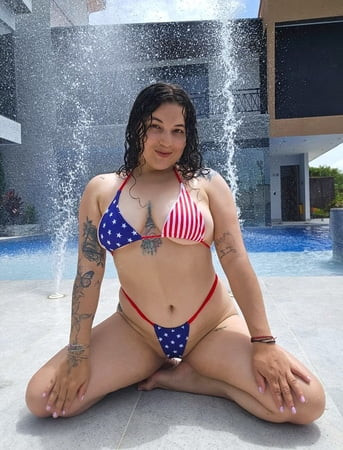 Enjoying a pool day 