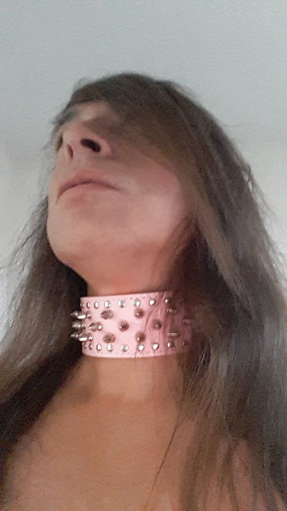 Tygra babe face with pink bitch necklace #34