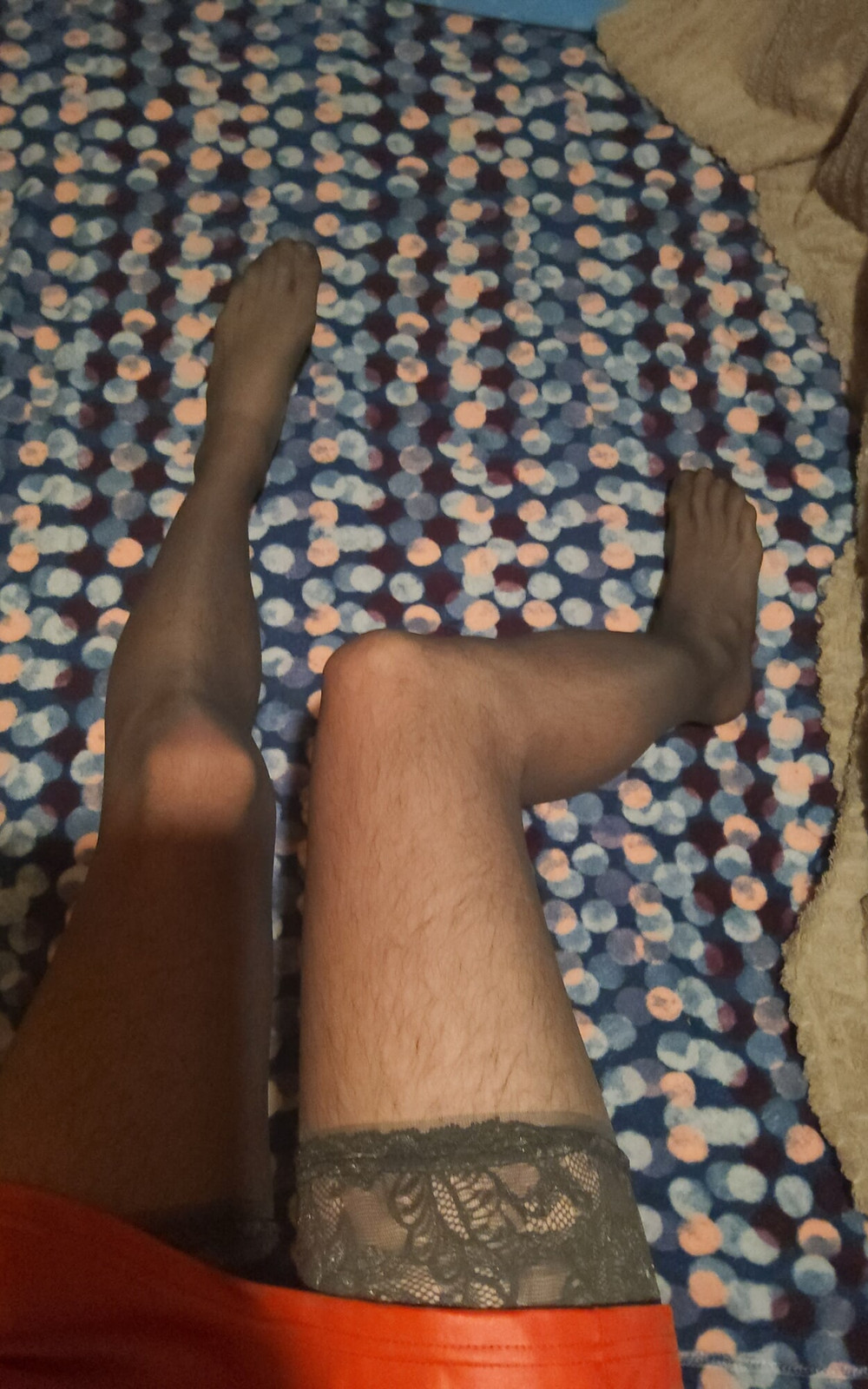 Teasing in My Black Stocking #6