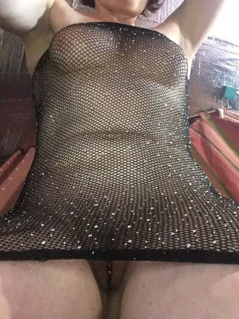 fishnet dress         