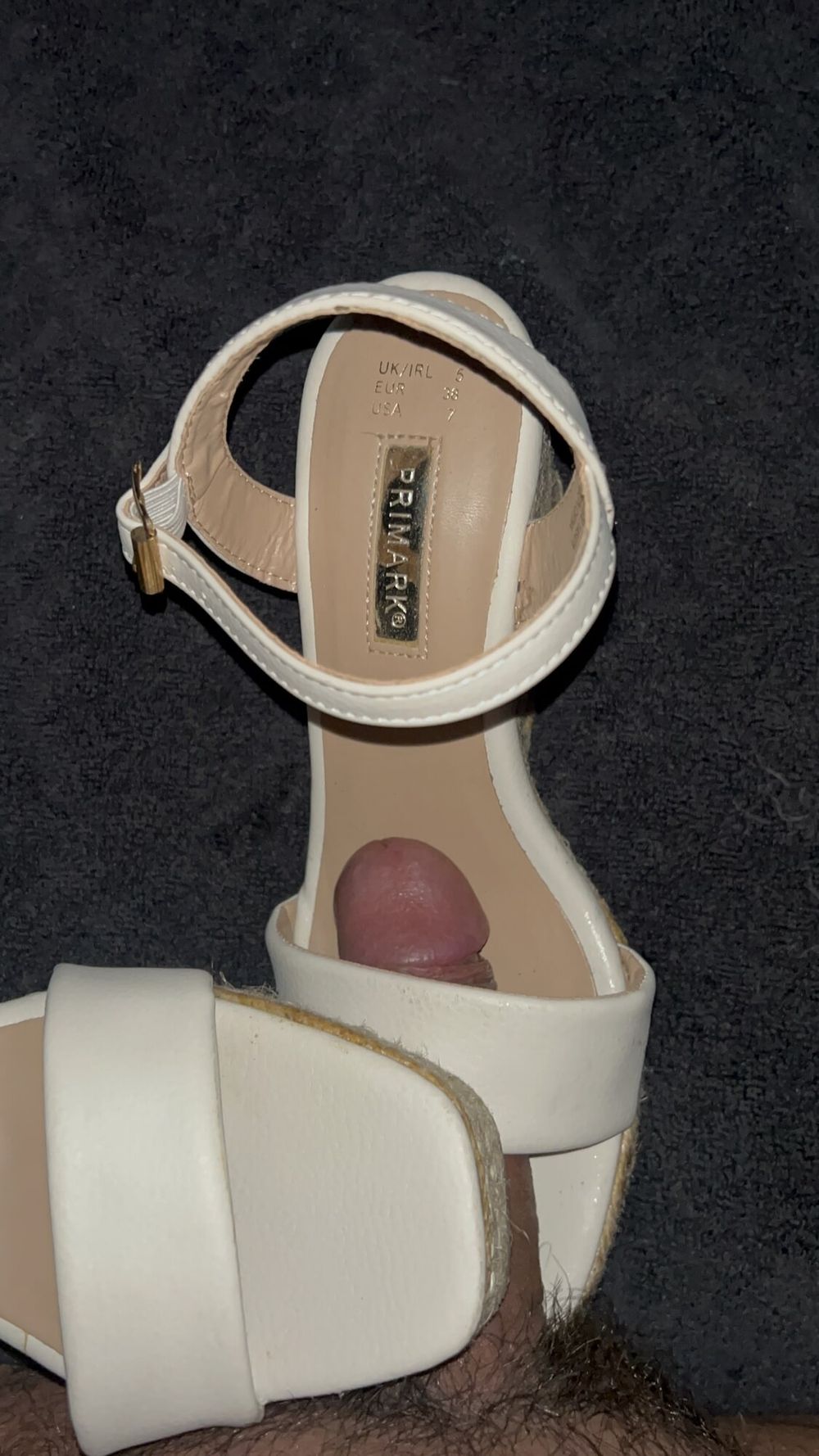 Cum on Used Primark Wedges