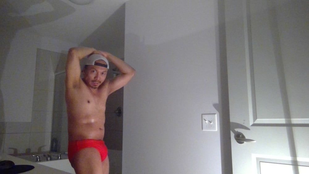 Flexing In Red Speedos Again! #14