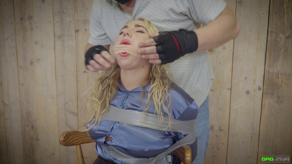 Zoey ziptie - Tape Bondage &amp; Tape Gagged ( GagAttack.NL ) #15