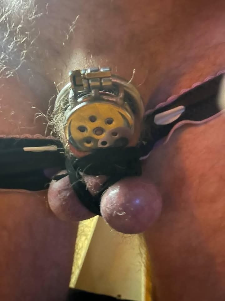 Chastity, panties, nude subby boy, #3
