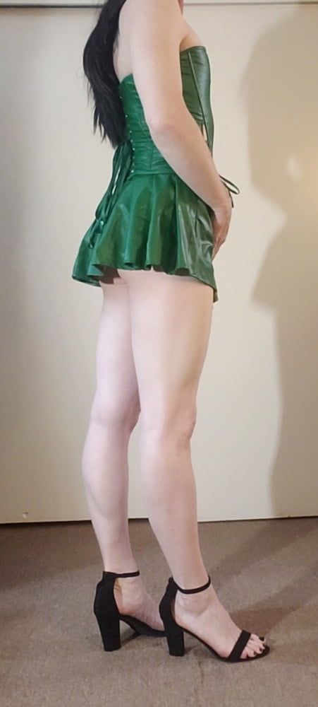 Green Corset Skirt #15