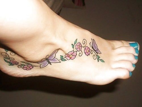 Vote What Tattoo For My Feet  #21