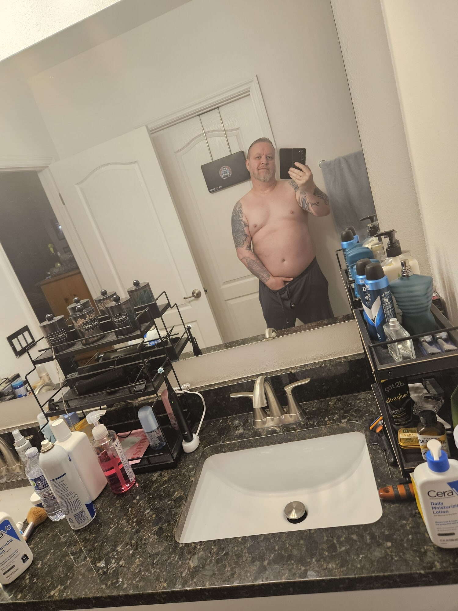 Getting ready for work