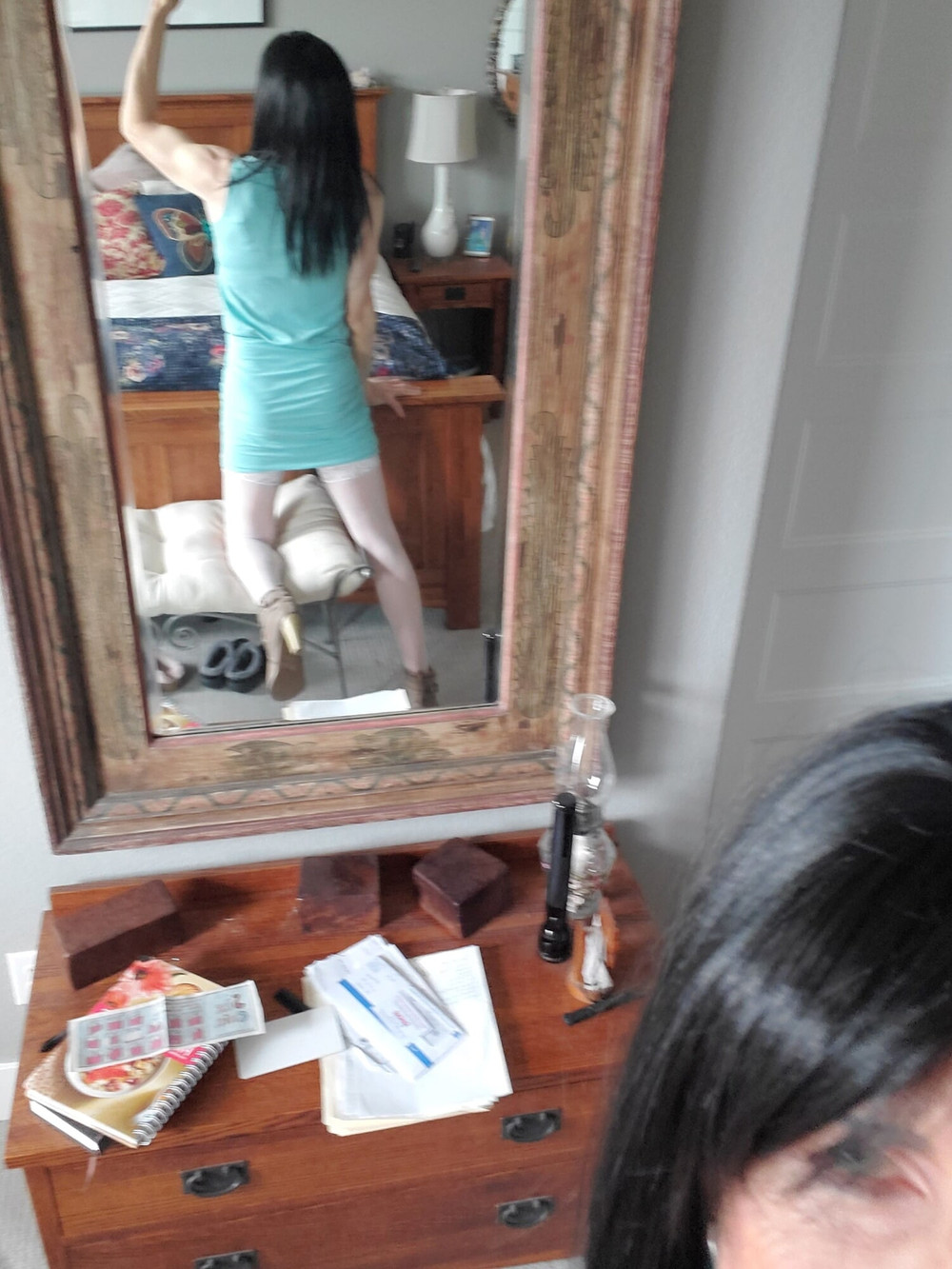 Blue dress three #7