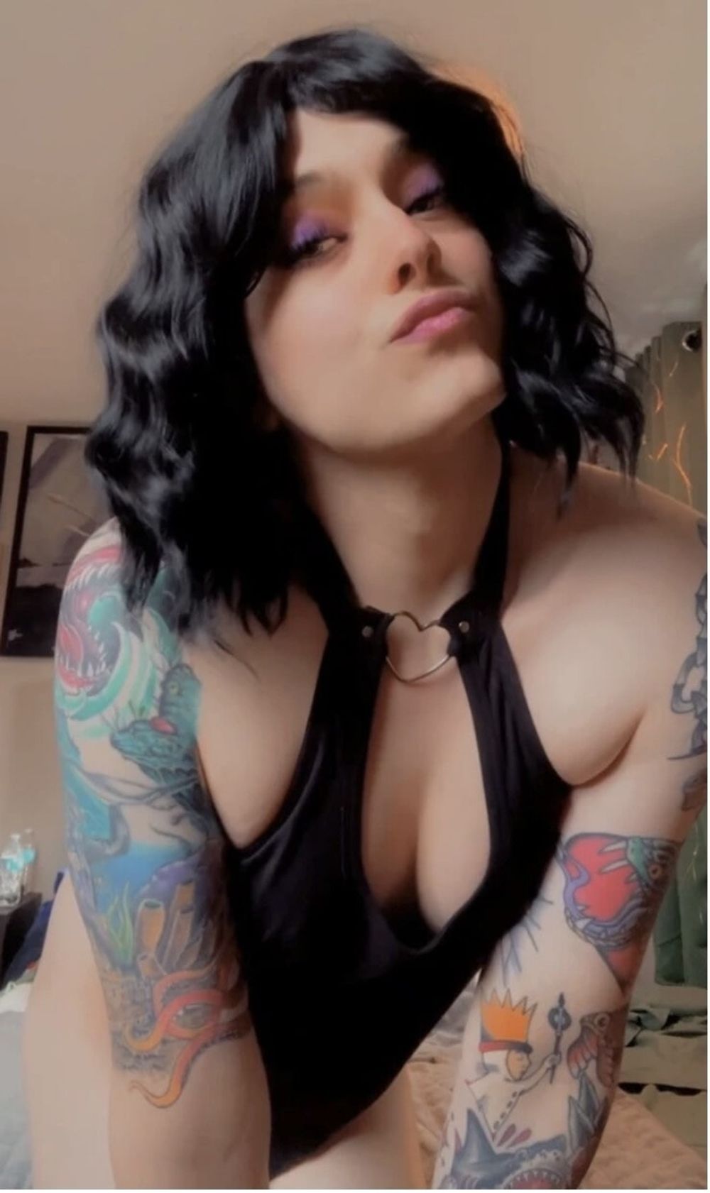 Pretty tattooed amateur femboy #33