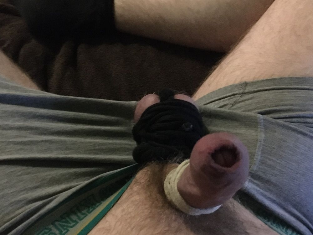 Hairy Dick And Cum Filled Balls Bound #33