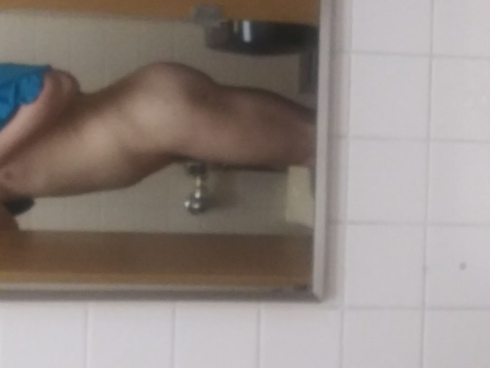 More Public Restroom Ass and Cock #9