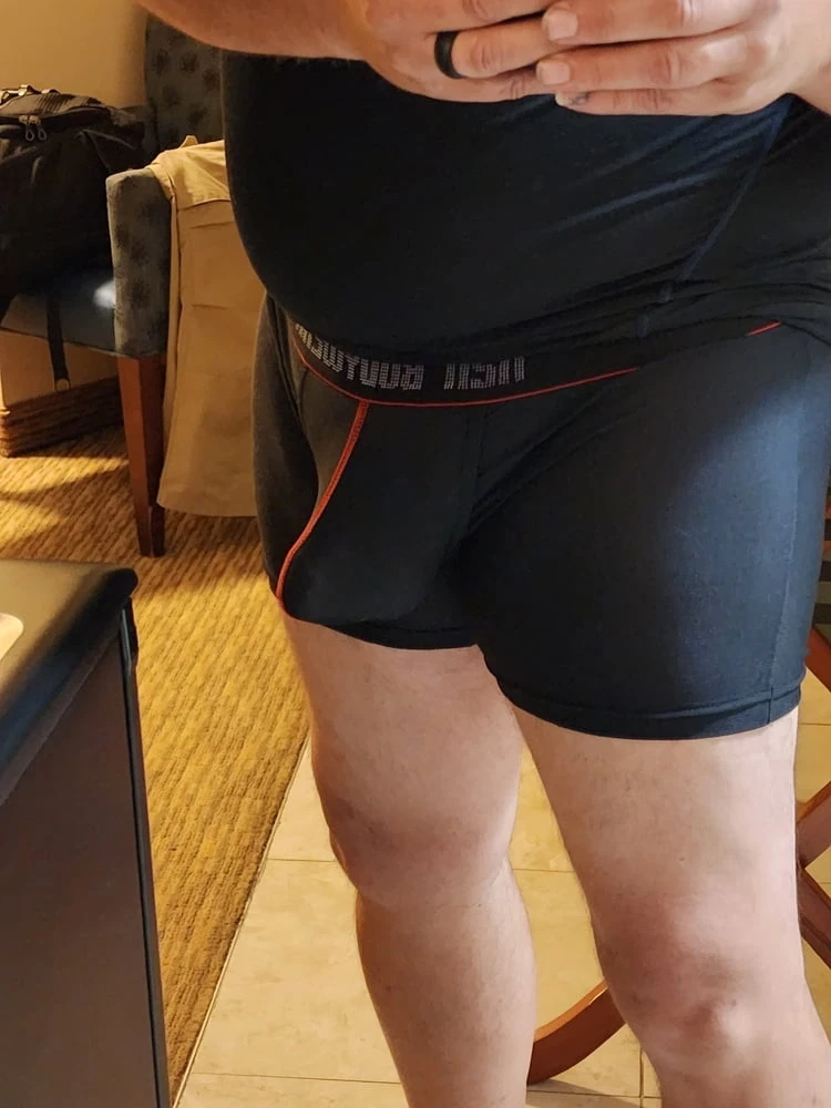 I like spandex, especially with pouches  #2