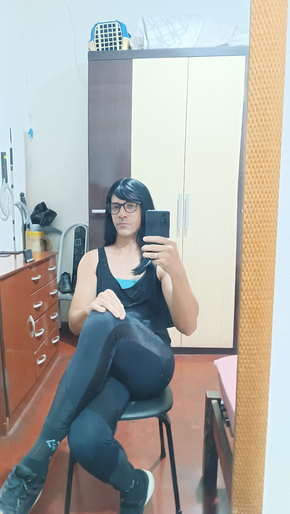 Sakura Nakamura Skinner Legging Gym  #10