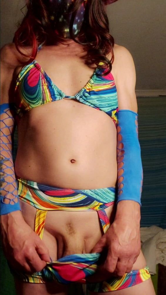 My sexy multicolour bikini