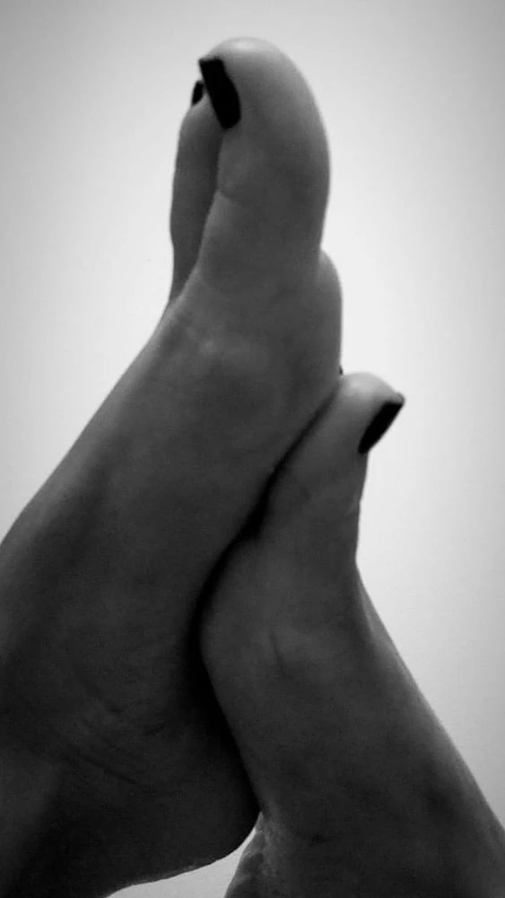 Black and White, Sexy Feet...