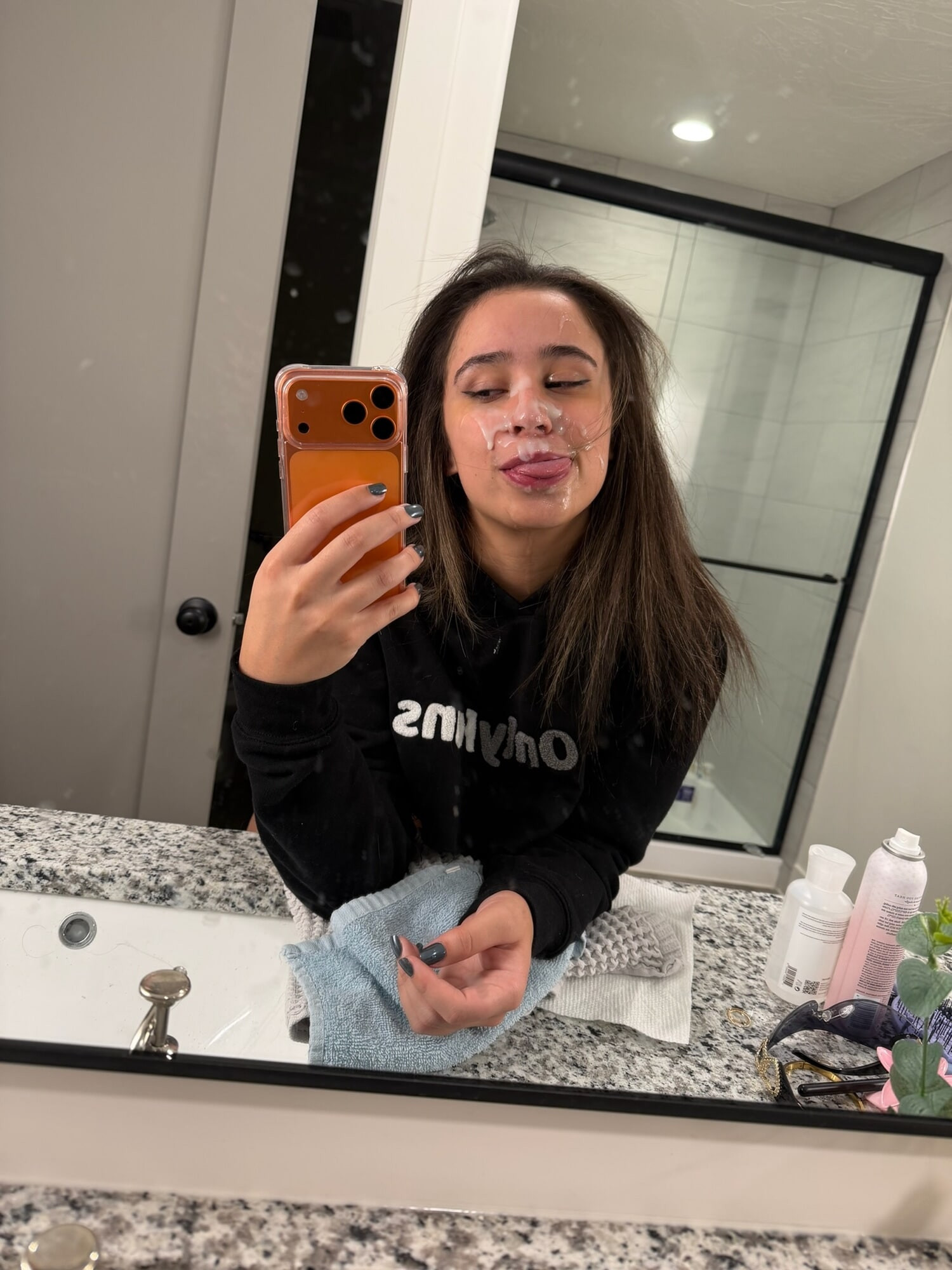 Dominican Teen Facial Selfie