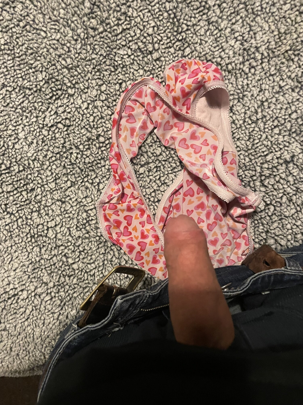 Wife’s lace knickers can not help myself  #6