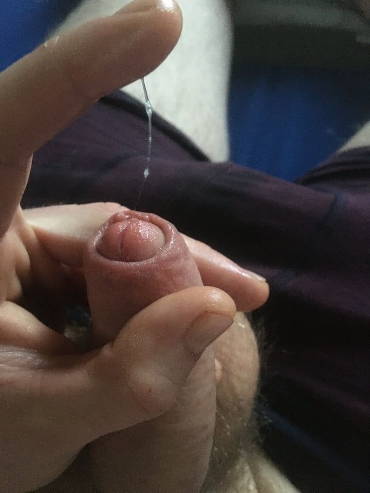 Oiled Hairy Cock Pre- Cum Play  #22