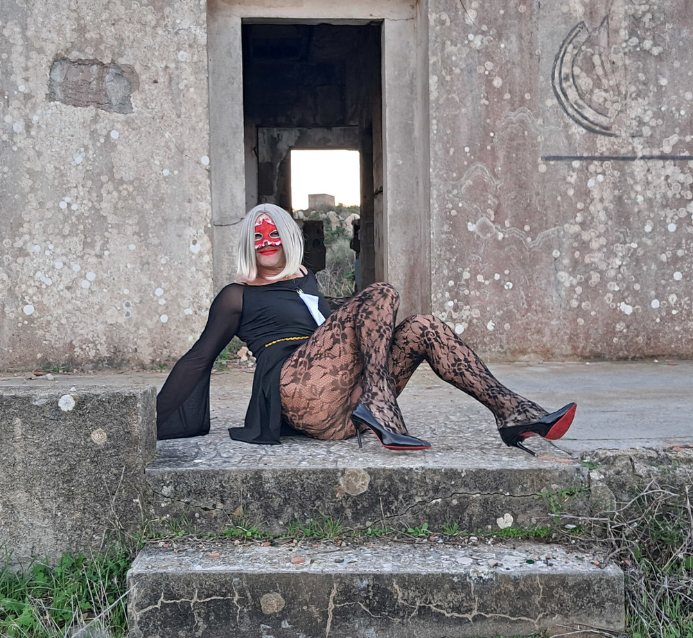 Kinky Perverted Nun in Nylon Stockings and High Heels #36