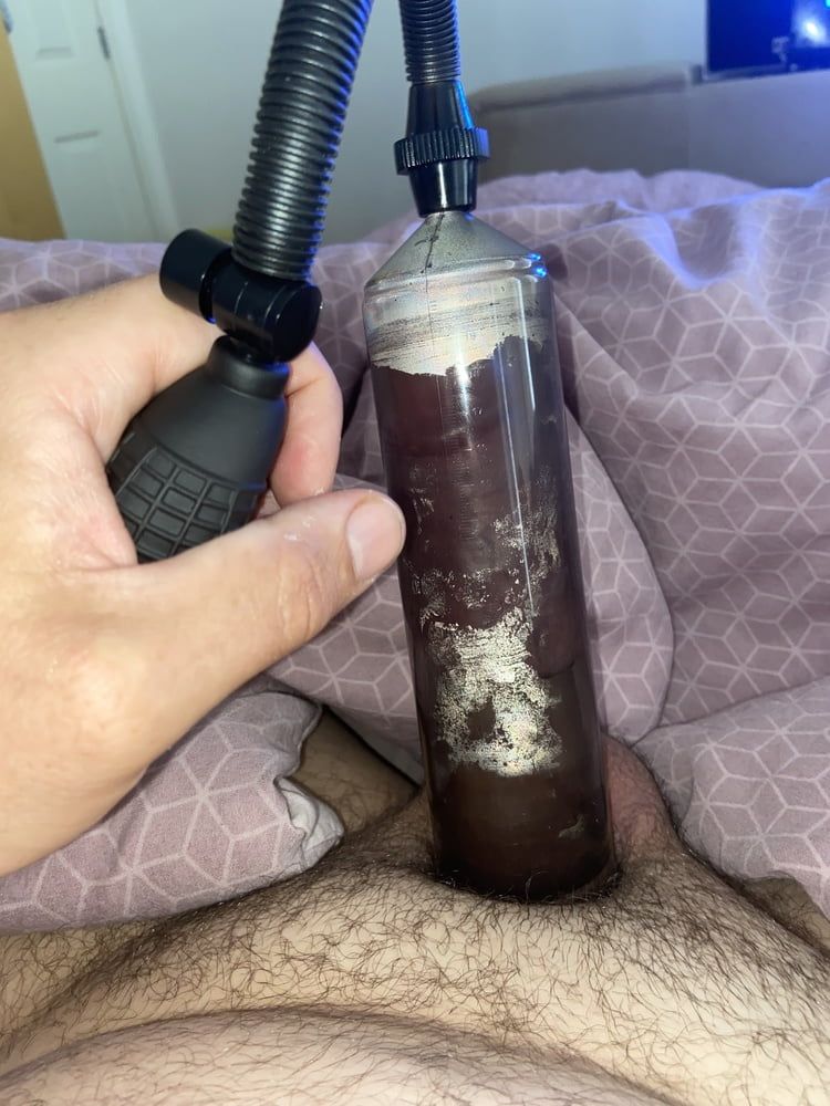 First time with my penis pump #4