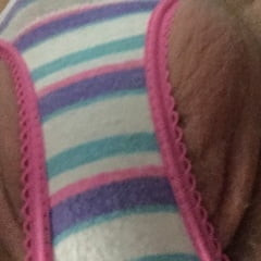Wearing panties 