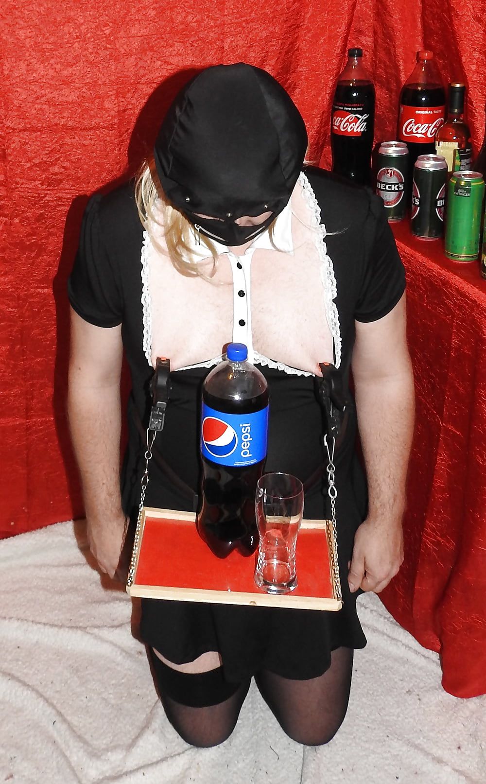 Sissy Maid Served Soft Drink #9