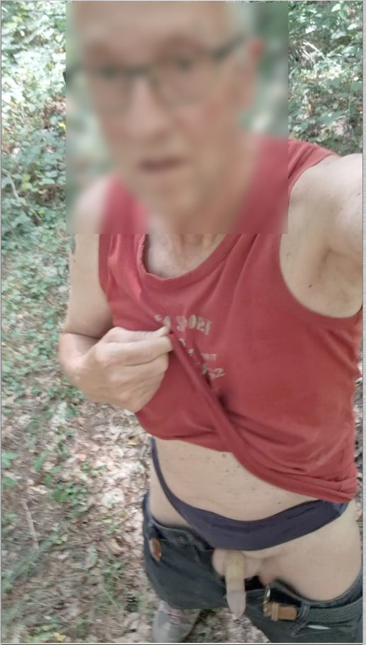 GAY GRANDPA EXHIBITONIST PUBLIC OUTDOOR CRUISING CUMSHOT SEX #35