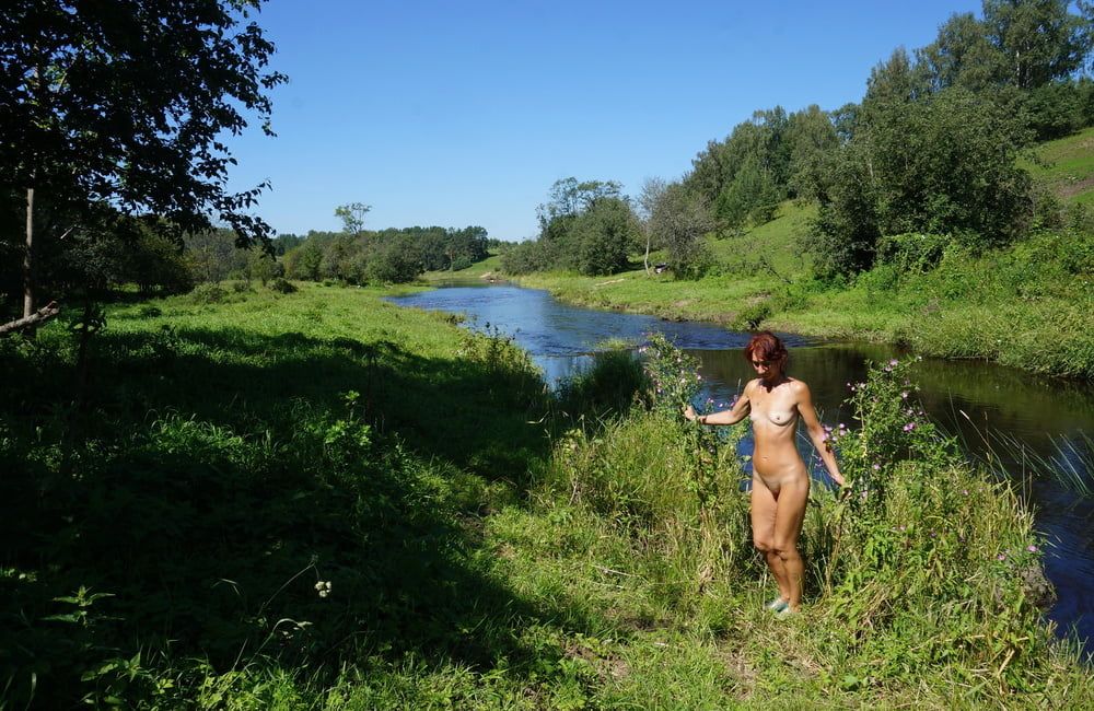 Nude walk upon river #29