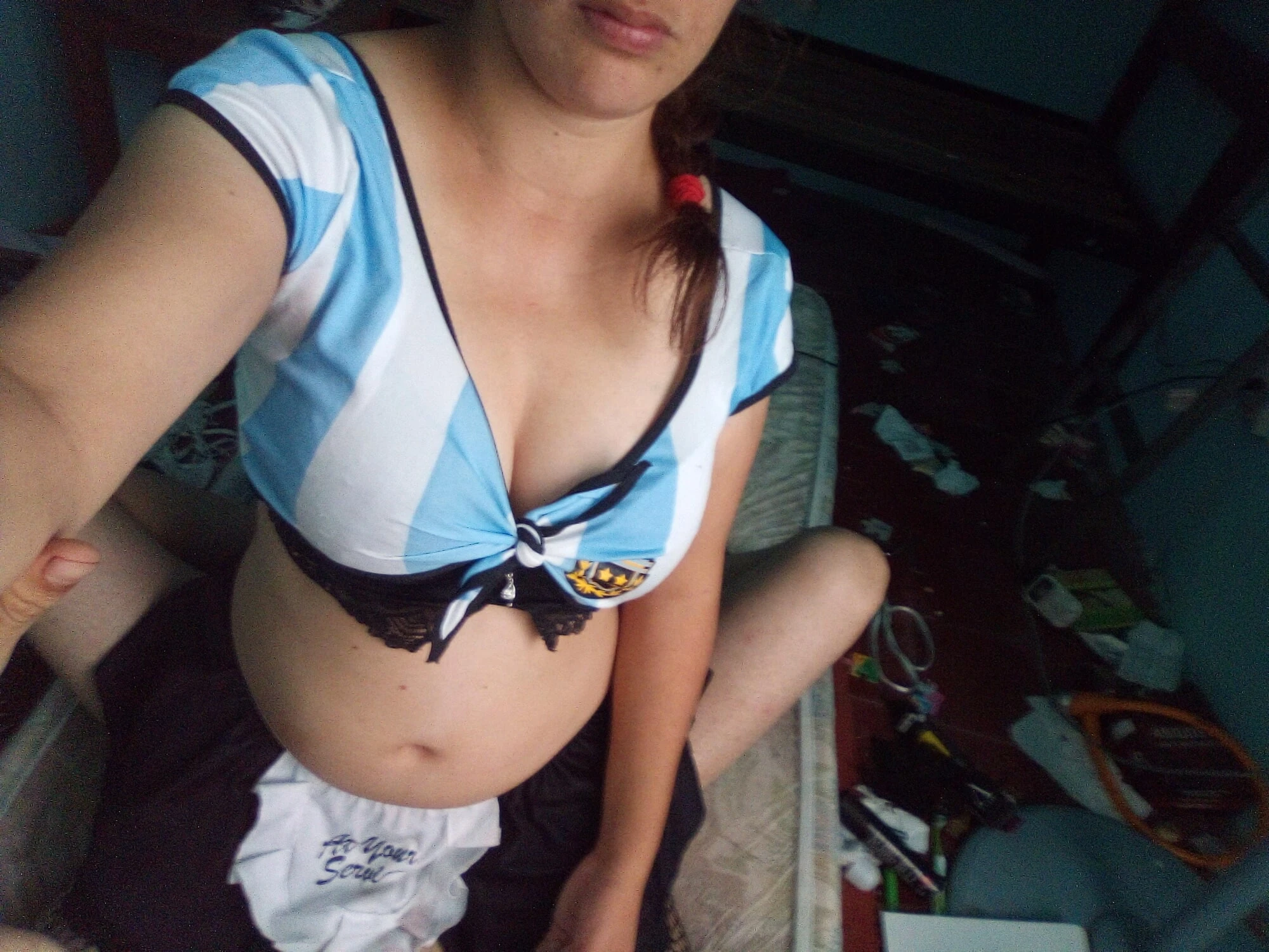 Pack 5 - mi sexy maid argentina con medias negras #20