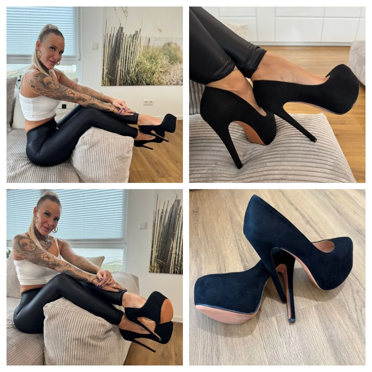 Lara CumKitten - Plateau High Heels Gr.37