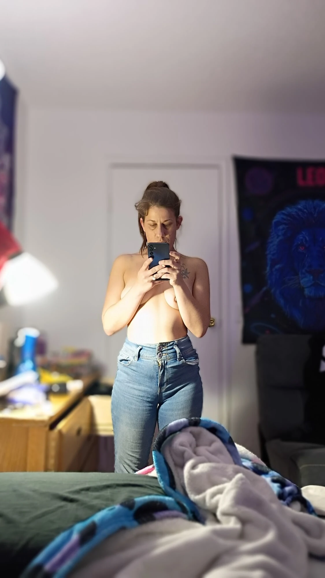 Me, but naked. 