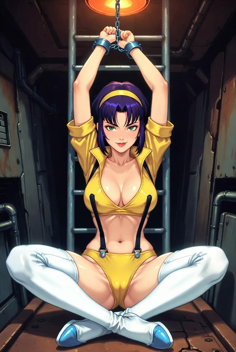 Faye Valentine  Chained in the Ship's Hold – Purple Haire #4