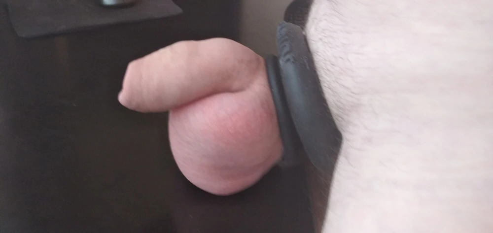 First Jar pumping session with Oxballs Juicy XL cockring