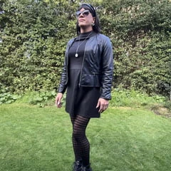 All in black