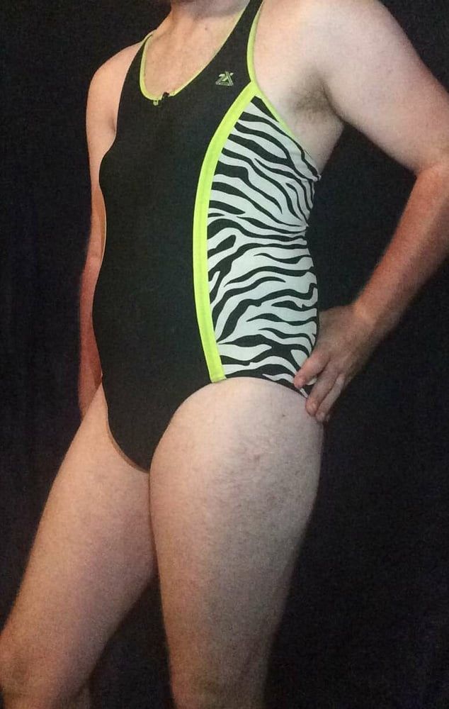 Zebra Print swimsuit  #4