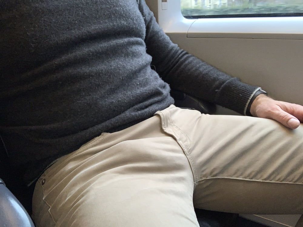 Jerking off on the train and in public #25