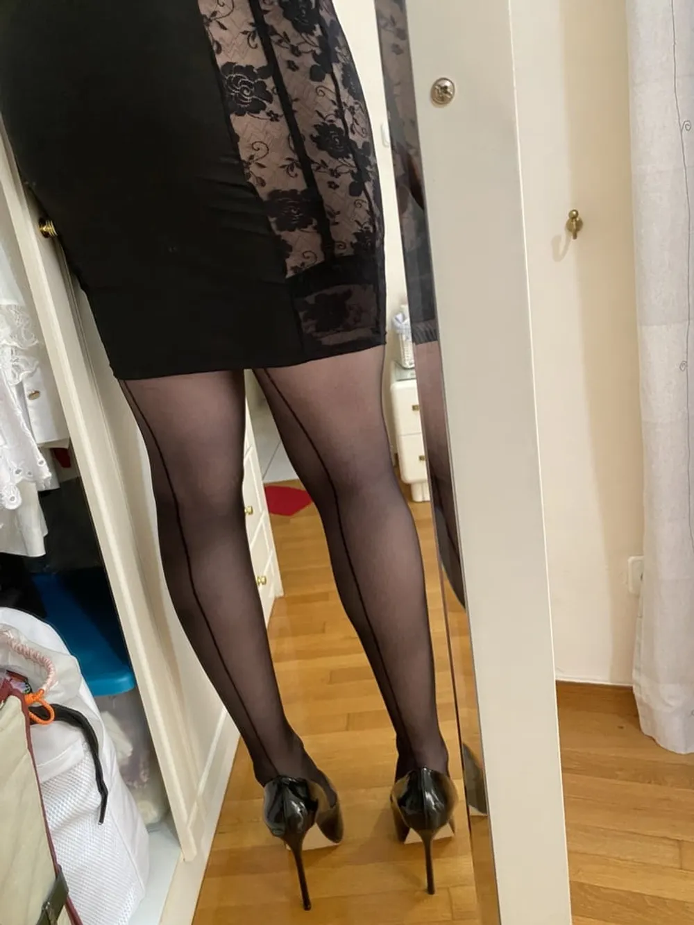 My black lingeries and outfits... #2