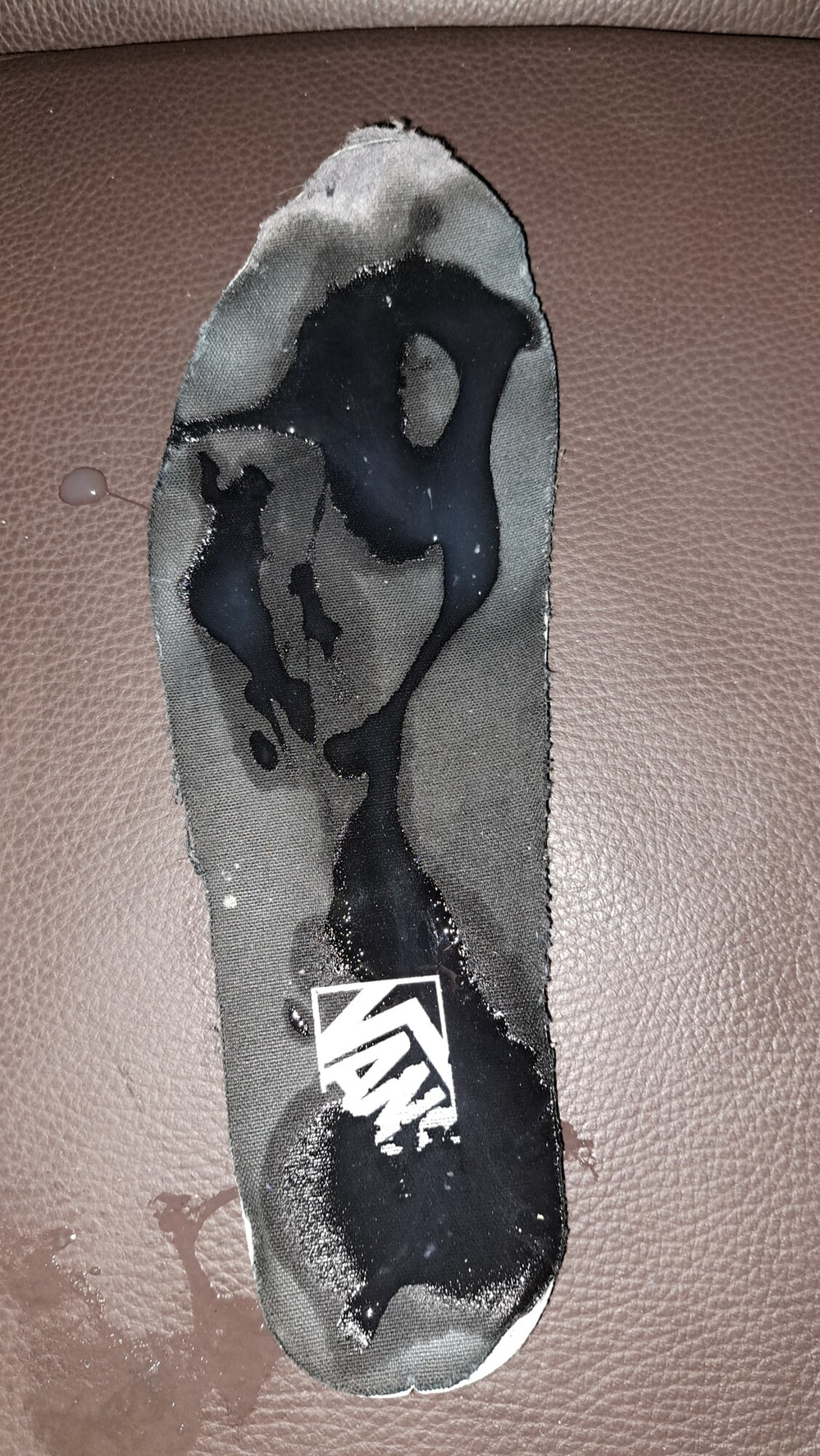 Sweaty toeprints in the stinky shoes of my girlfriend #8
