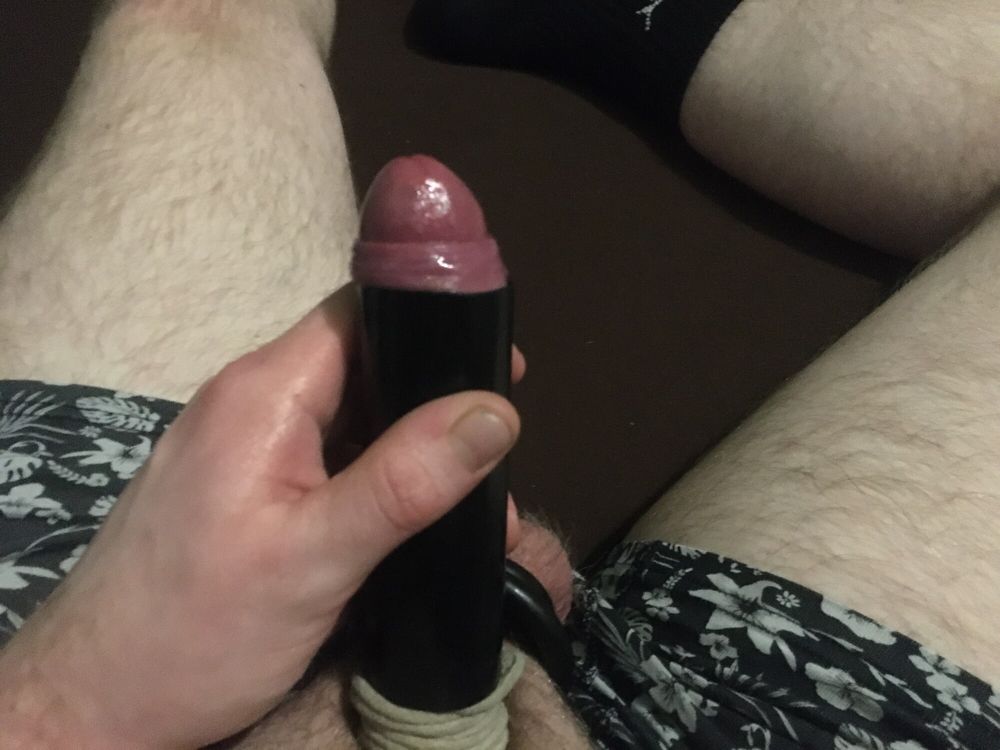 Balls With Rings And Cock With Cocksleeves And Bound #19