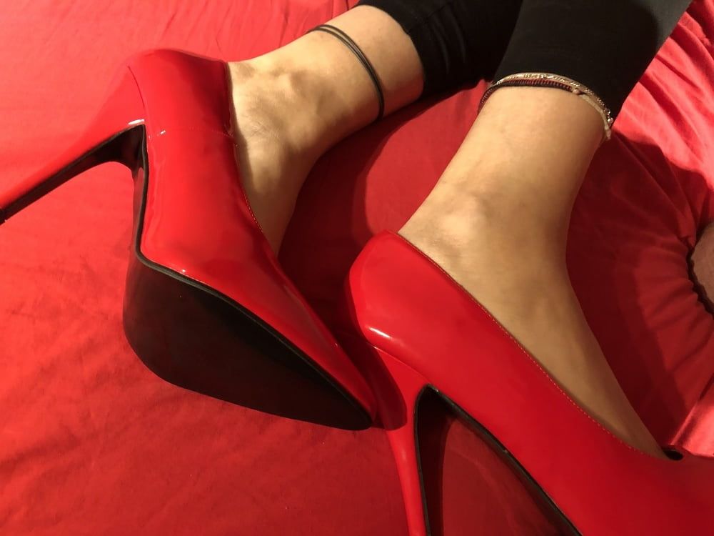 New Red High Heel Pumps #6