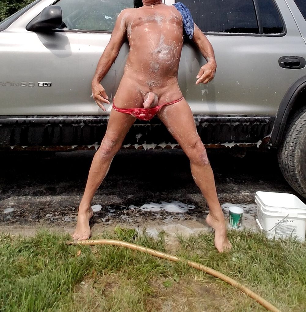 Nude Naked Public Car Wash #39