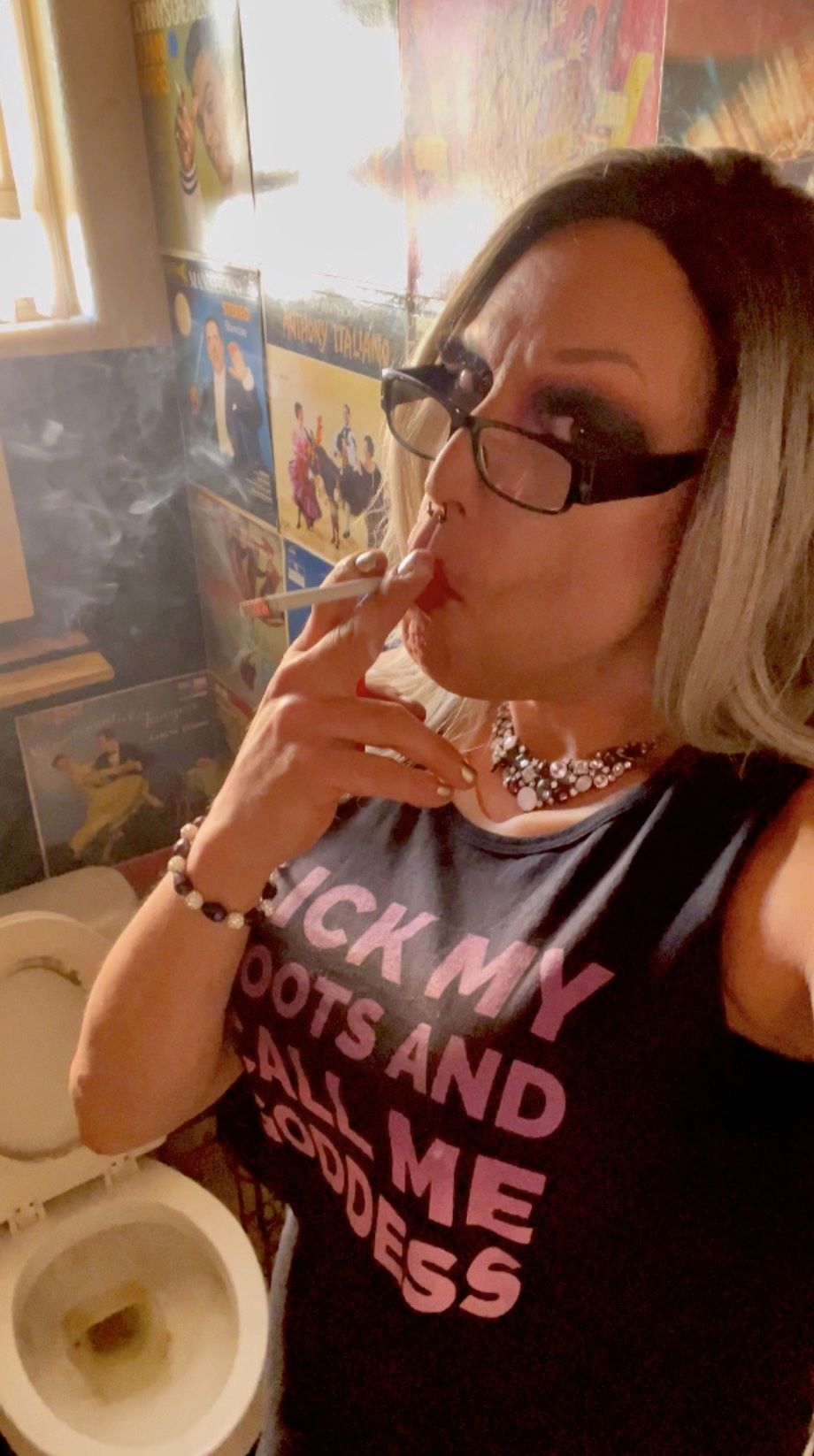 Trans Goddess Smoking Fetish #14