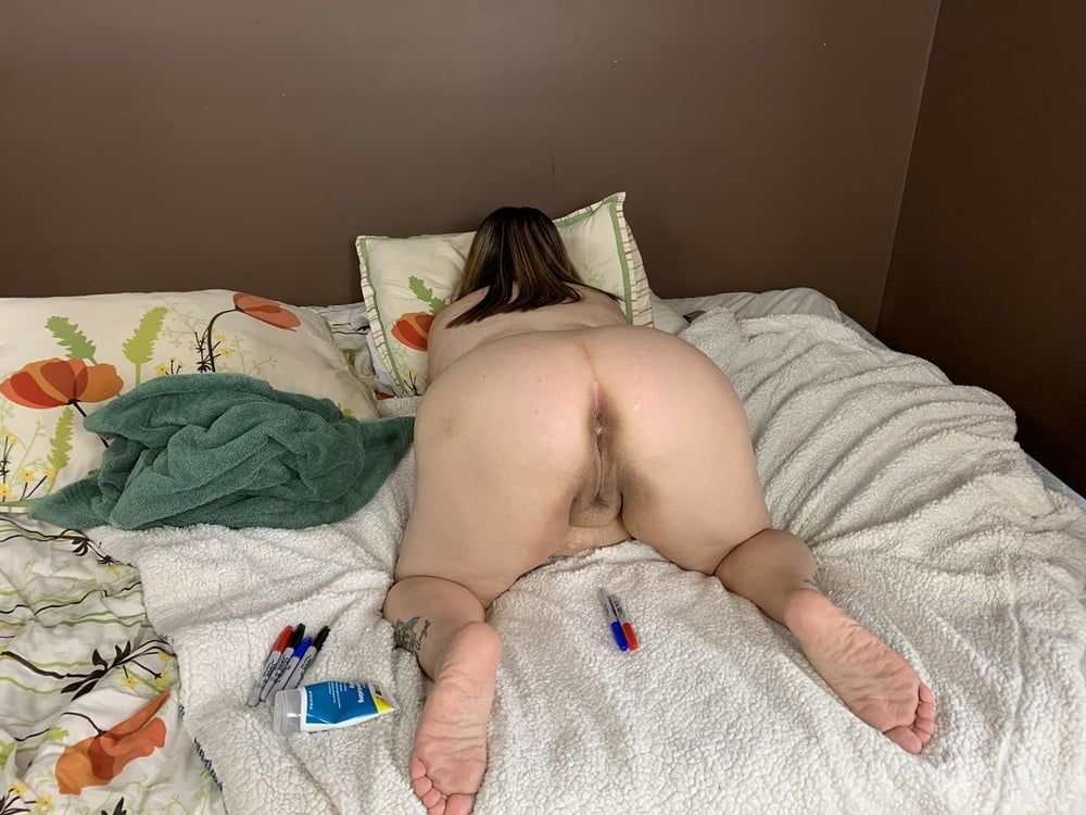 Sexy BBW Sharpies in Her Asshole #45