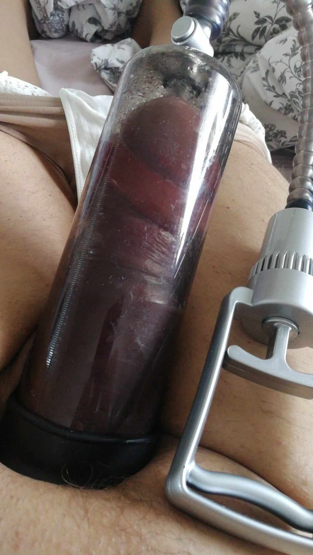 Pumping my cock until it&#039;s swollen and thick #5