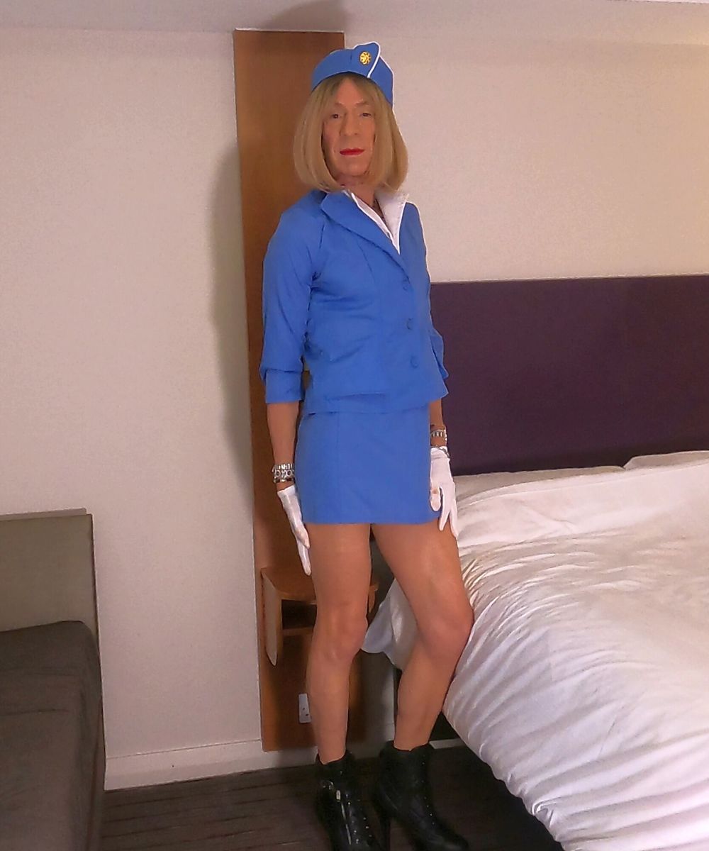 159 Alessia Travestita - Air Hostess #9