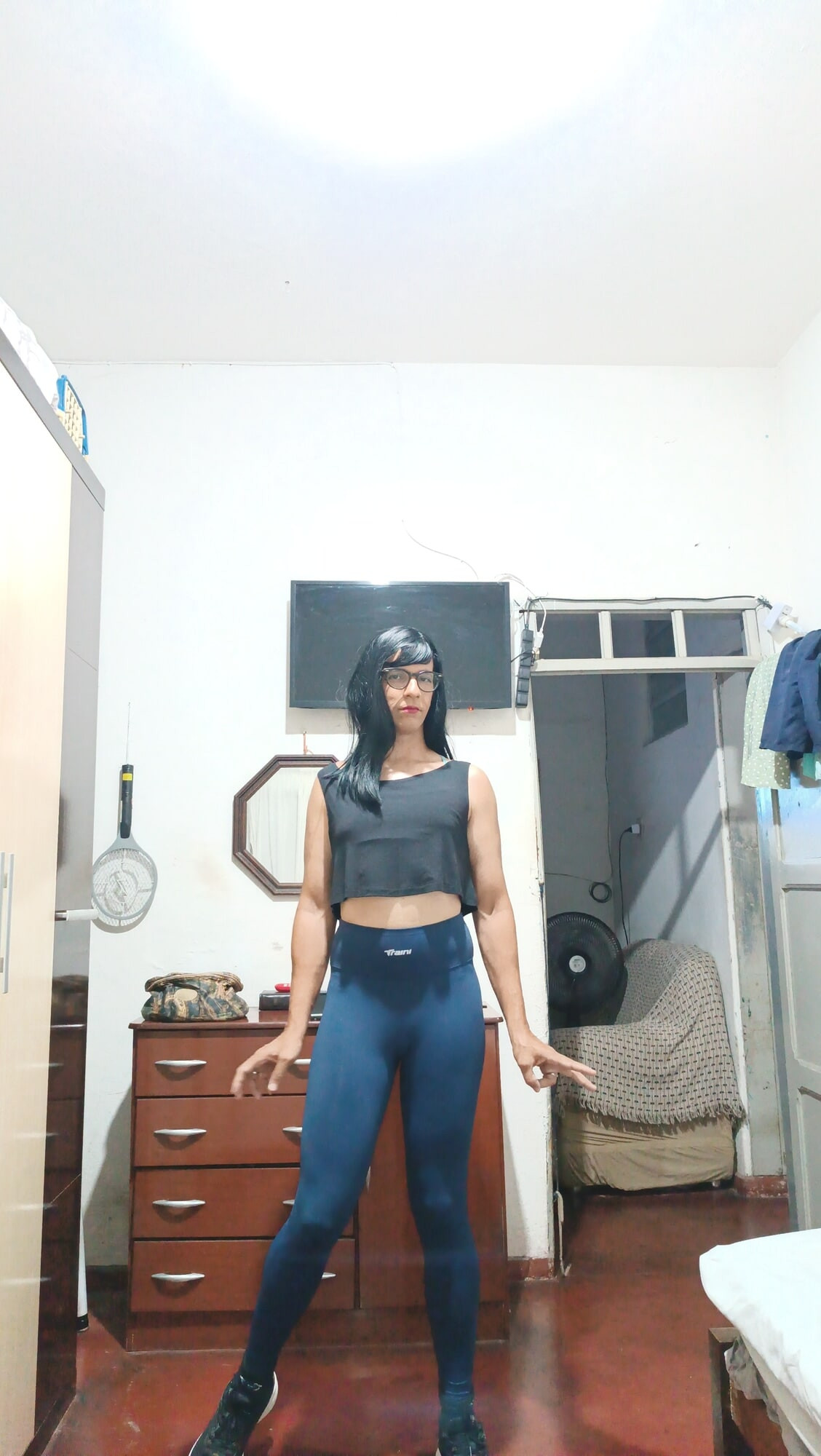 Sakura Nakamura Cute Legging Gym  #6