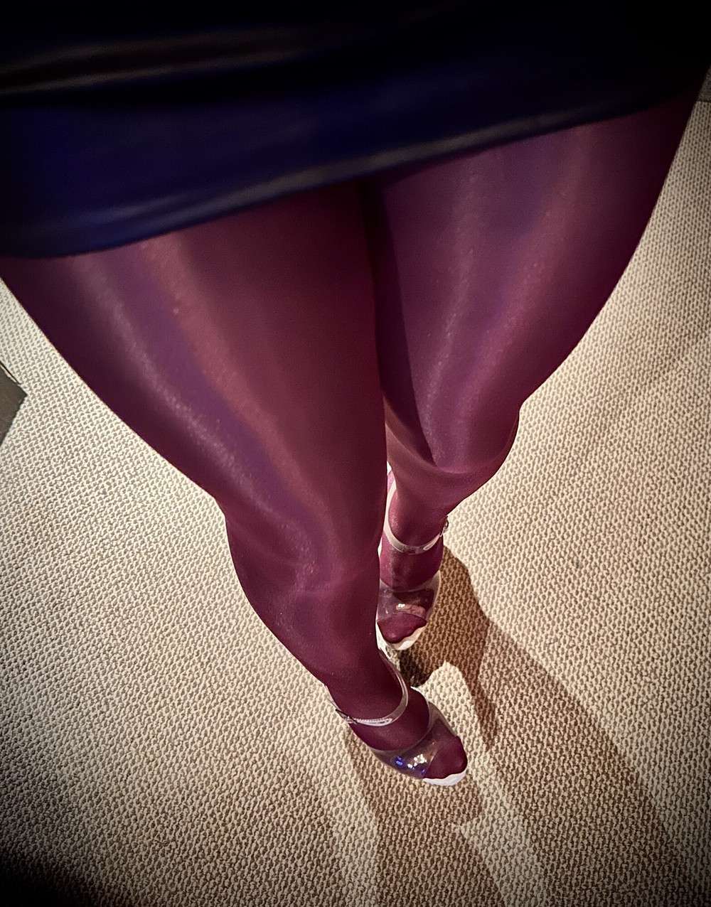 My new shiny & glossy pantyhose looks so hot ! #27